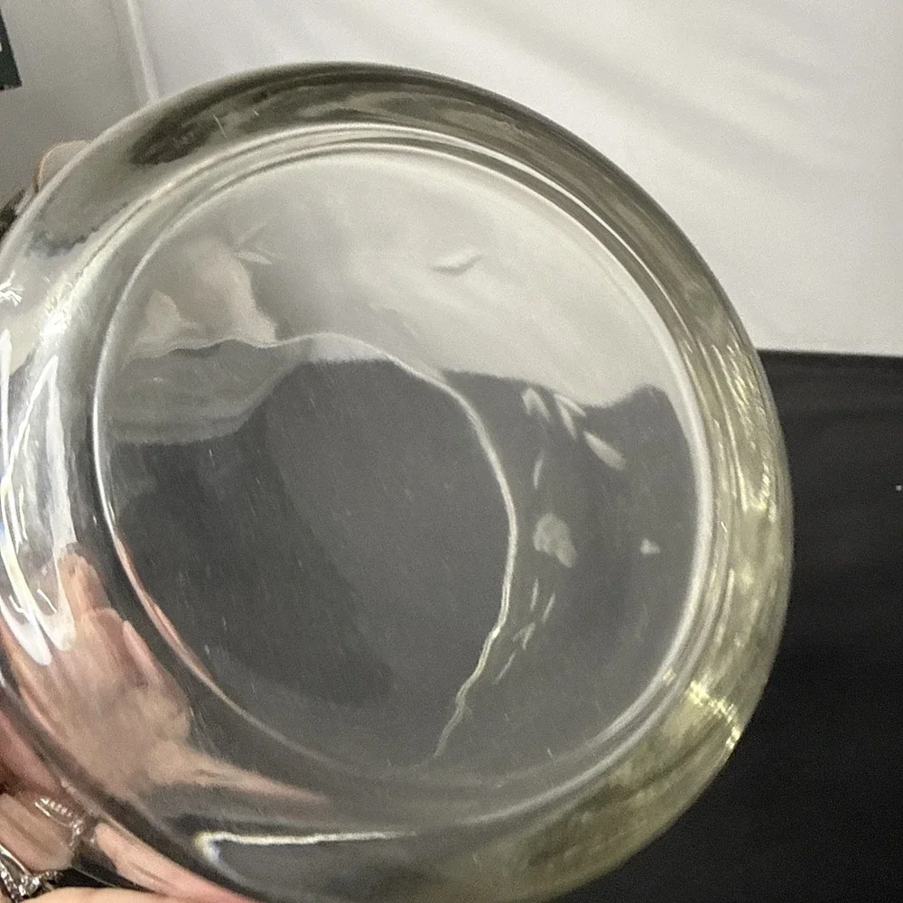 Vintage Princess Heritage House Crystal Ice Bucket Etched Floral Design 5